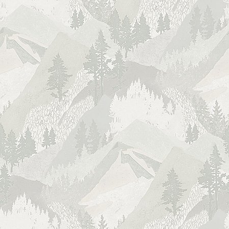 Range Light Grey Mountains Wallpaper