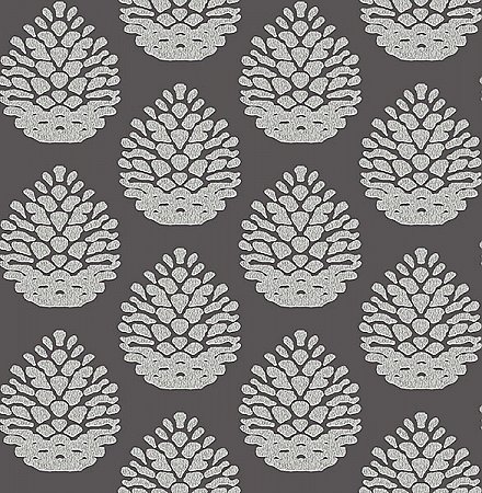 Totem Taupe Pinecone Wallpaper
