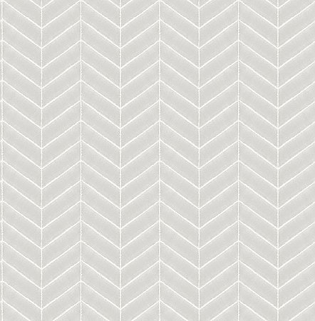 Bison Grey Herringbone Wallpaper