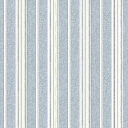 Cooper Denim Stripe Wallpaper