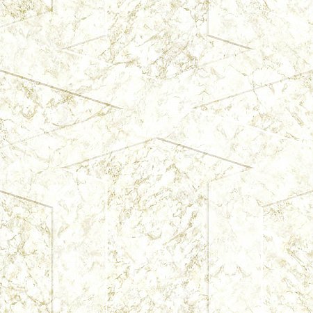 Anatoli Cream Marble Geometric Wallpaper