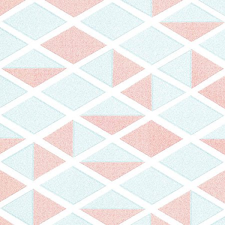 Simon Turquoise Geometric Wallpaper