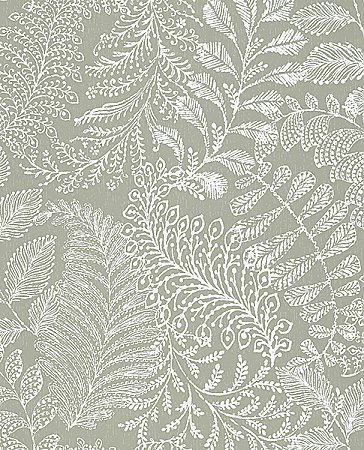 Balth Sage Botanical Wallpaper
