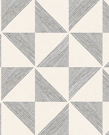 Mont Cream Geometric Wallpaper