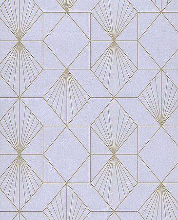 Halcyon Lilac Geometric Wallpaper