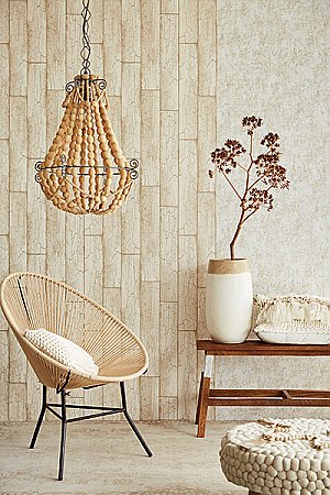 Esmee Beige Wood Wallpaper