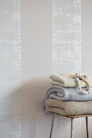 Duo Grey Stripe Wallpaper
