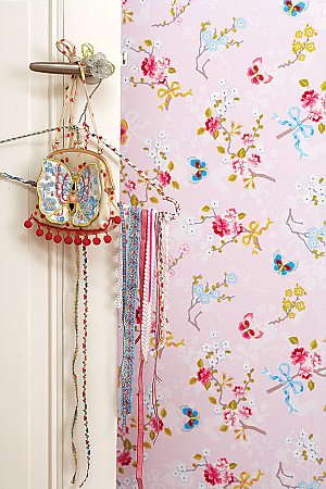 Ilse Blush Cherry Blossom Wallpaper