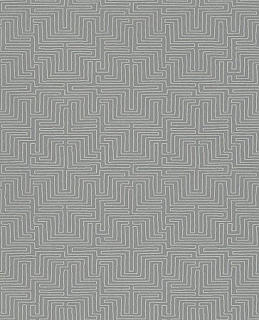 Kairo Grey Geometric Wallpaper