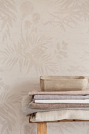 Hedda Off-White Botanical Wallpaper