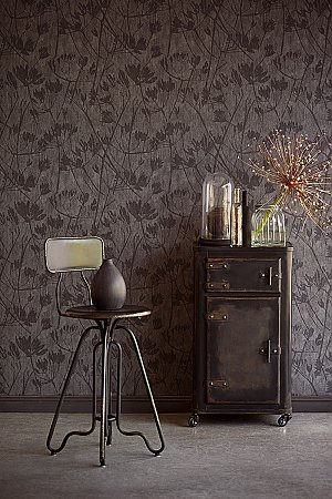 Jens Charcoal Branches Wallpaper