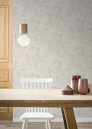 Osborn Light Grey Distressed Texture Wallpaper