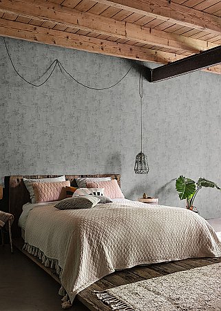 Osborn Charcoal Distressed Texture Wallpaper