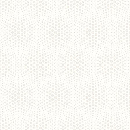 Milo White Bubble Geometric Wallpaper