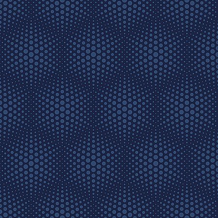 Milo Blue Bubble Geometric Wallpaper