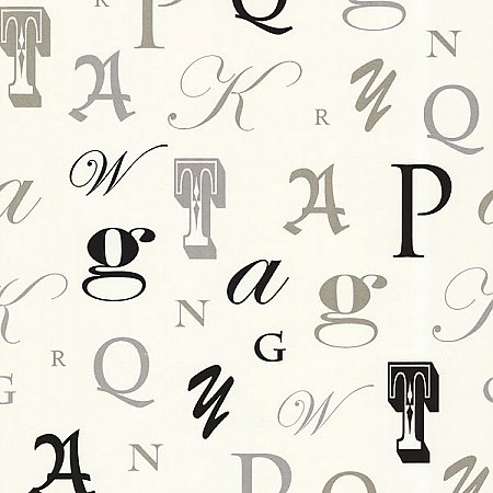 Manuscript Cream Letter Font Wallpaper