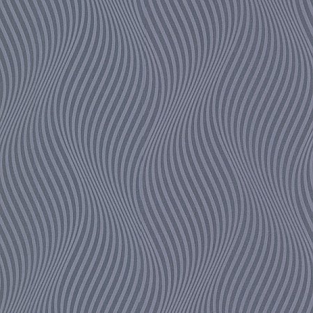 Zenia Blue Small Ogee Wave Wallpaper