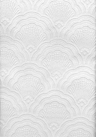 Scalloped Sea Shell Print Paintable Wallpaper