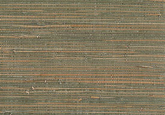 Kohaku Sage Grasscloth Wallpaper