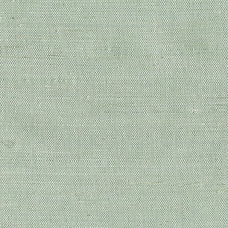 Kimi Light Green Grasscloth Wallpaper