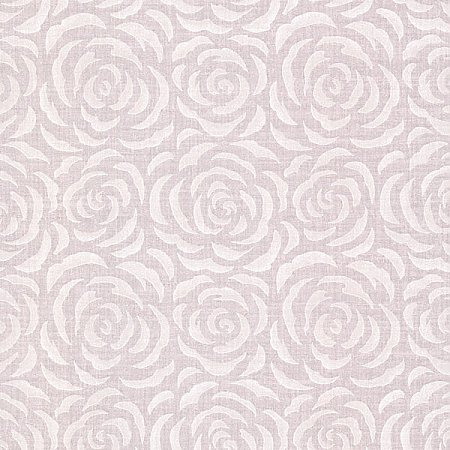 Rosette Lavender Rose Pattern Wallpaper