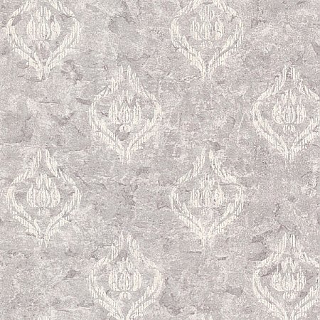 Benza Lavender Small Textured Damask Wallpaper