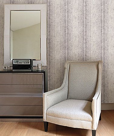 Conetta Lavender Multi Stripe Texture Wallpaper