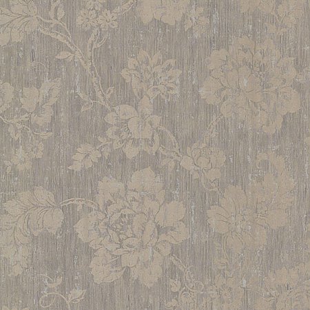 Giardina Grey Floral Trail Wallpaper