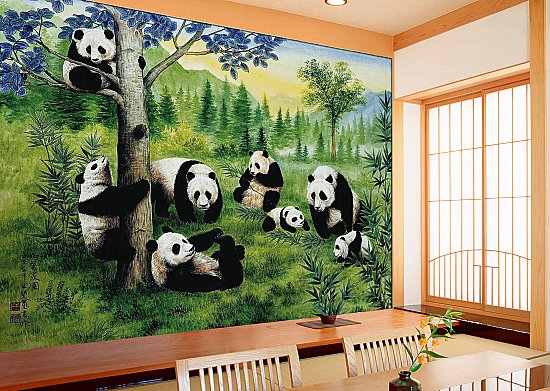 Pandas Wall Mural