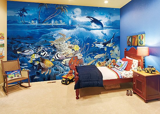 Tropical Fish Wall Mural