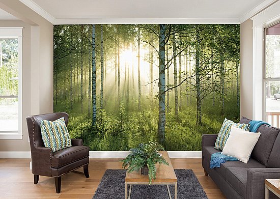 Sunlight Forest Mural