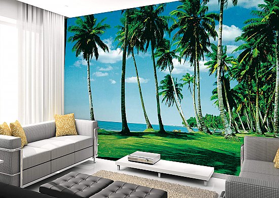 Palm View Wall Mural