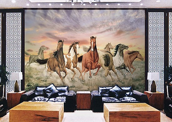 Galloping Horses Wall Mural