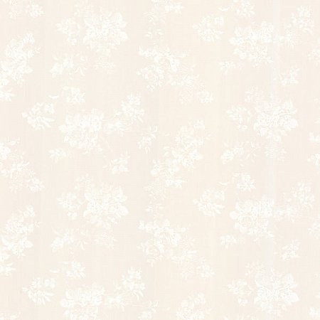 Tori Champagne Satin Floral Wallpaper