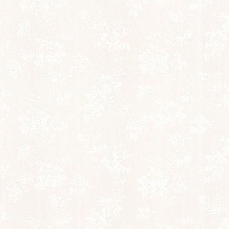 Tori Platinum Satin Floral Wallpaper