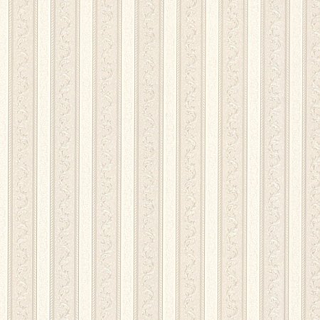 Kendra Neutral Scrolling Stripe Wallpaper