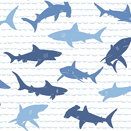 Shark Charades Wallpaper