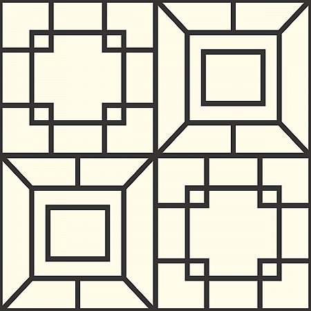 Ashford House Theorem Wallpaper - Black