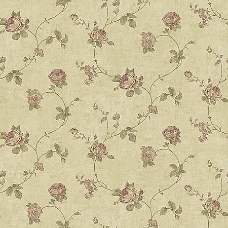 Darby Rose Taupe Trail Wallpaper