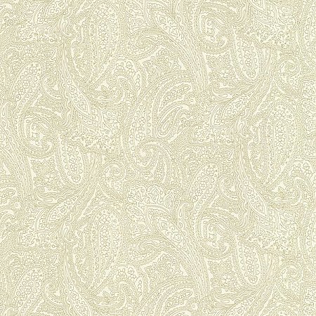 Finola Gold Paisley Wallpaper
