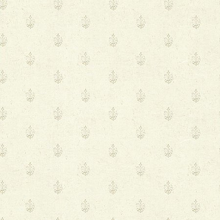 Bristol Linen Medallion Toss Wallpaper