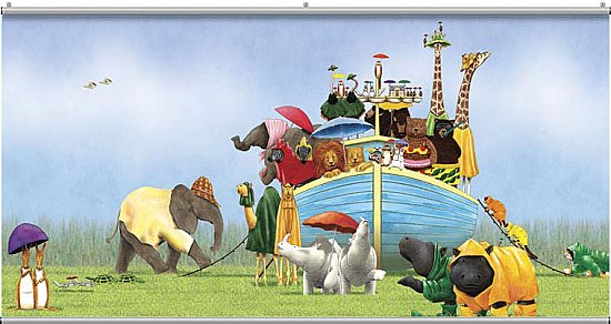 Noah's Ark Minute Mural F0978MM