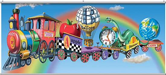 Alphabet Train  Minute Mural 121738