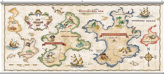 Treasure Map 2 Minute Mural 121752