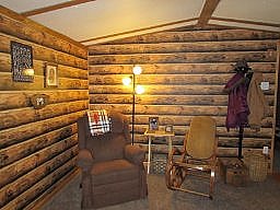 Log Cabin Wallpaper CH7980 roomsetting