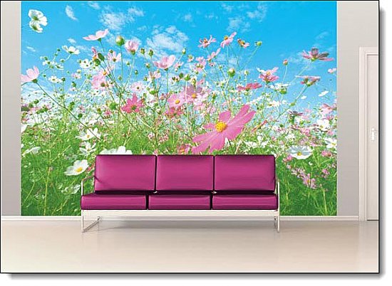 Flower Meadow Mural 281