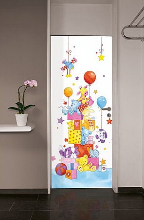 Little Friends Door/Wall Mural DM517
