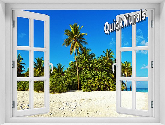Curaco Island Window Mural