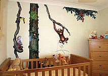 Baby Orangutan Peel & Stick Applique 151802