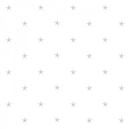 White Sands Green Starfish Wallpaper